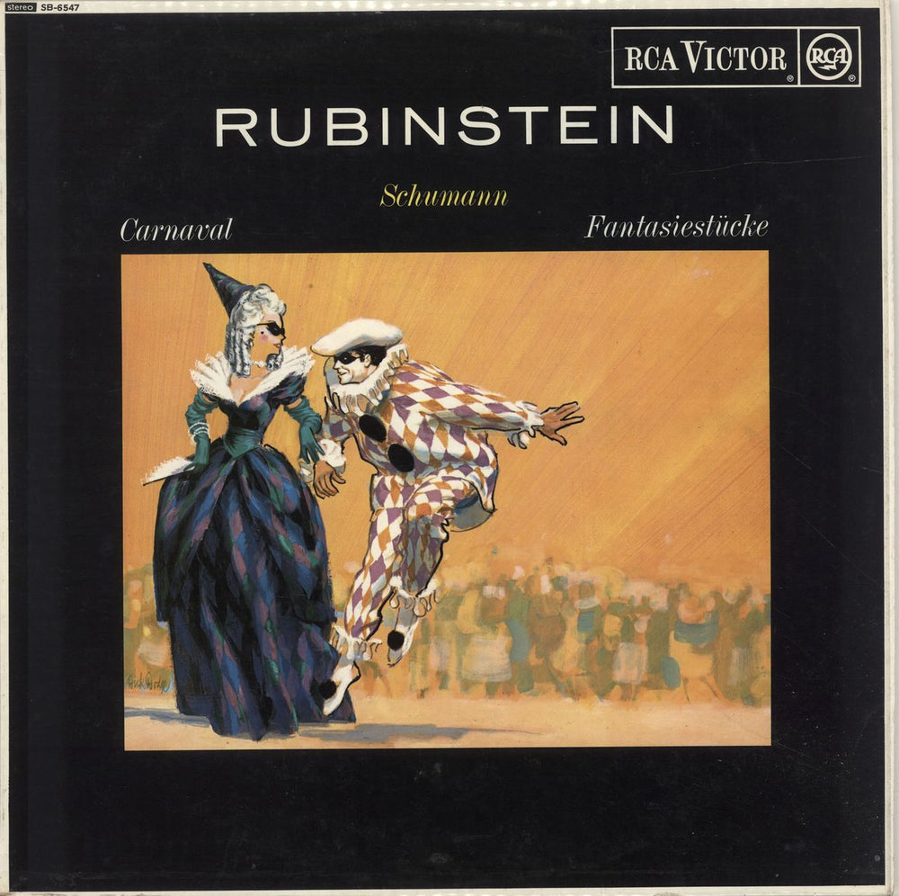 Artur Rubinstein Carnaval / Fantasiestücke UK vinyl LP album (LP record) SB-6547