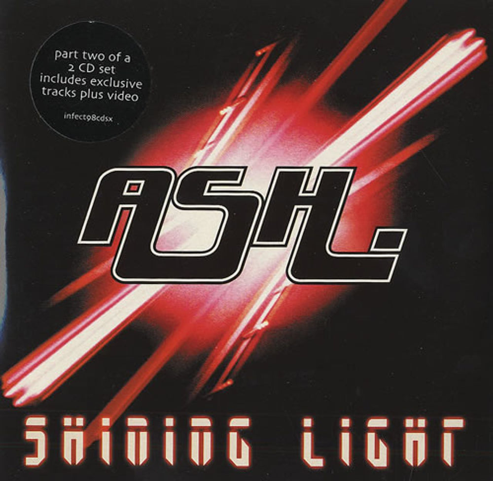 Ash Shining Light UK 2-CD single set (Double CD single) INFECT98CDS/X