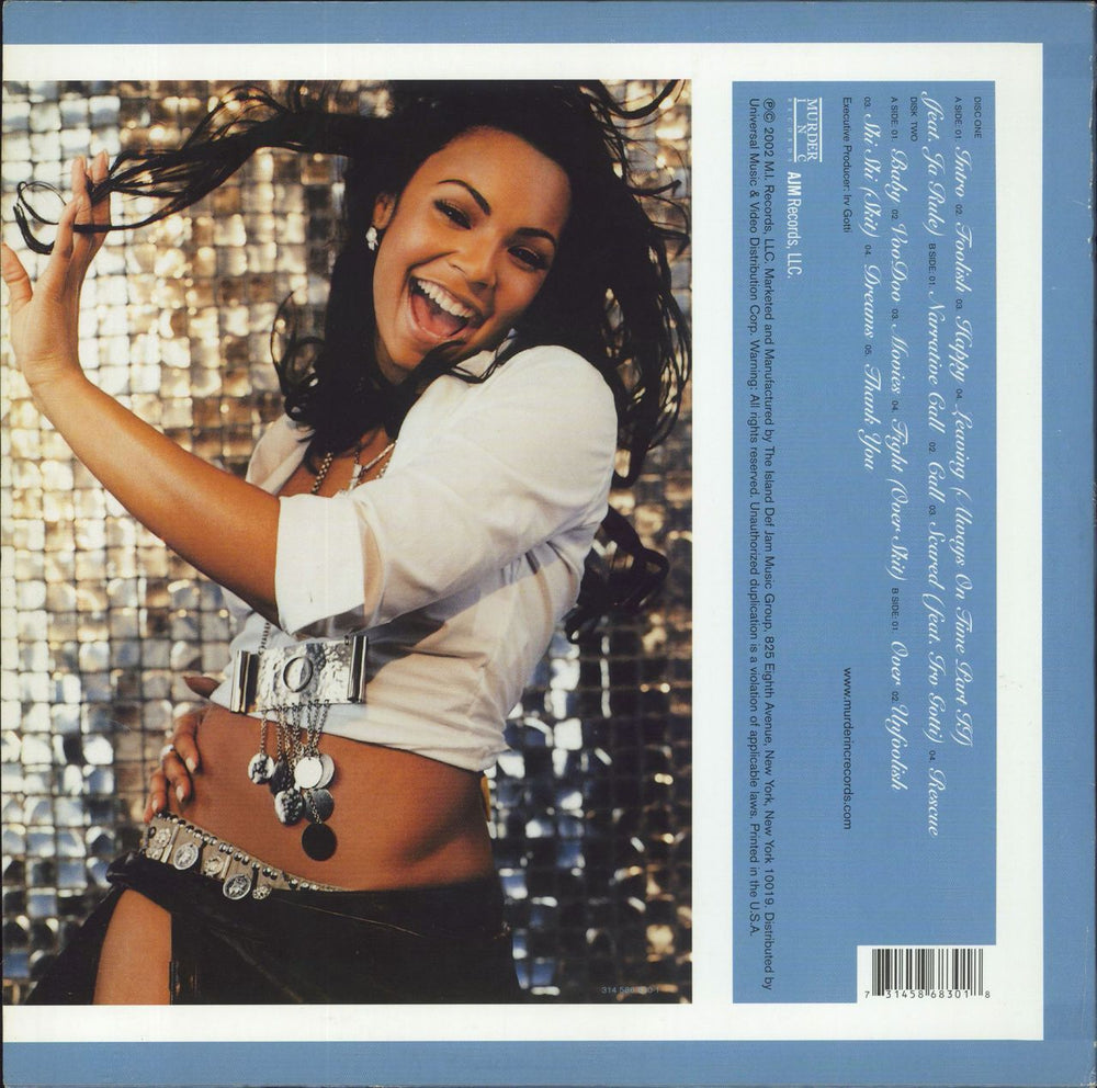 Ashanti Ashanti US 2-LP vinyl record set (Double LP Album) 731458683018