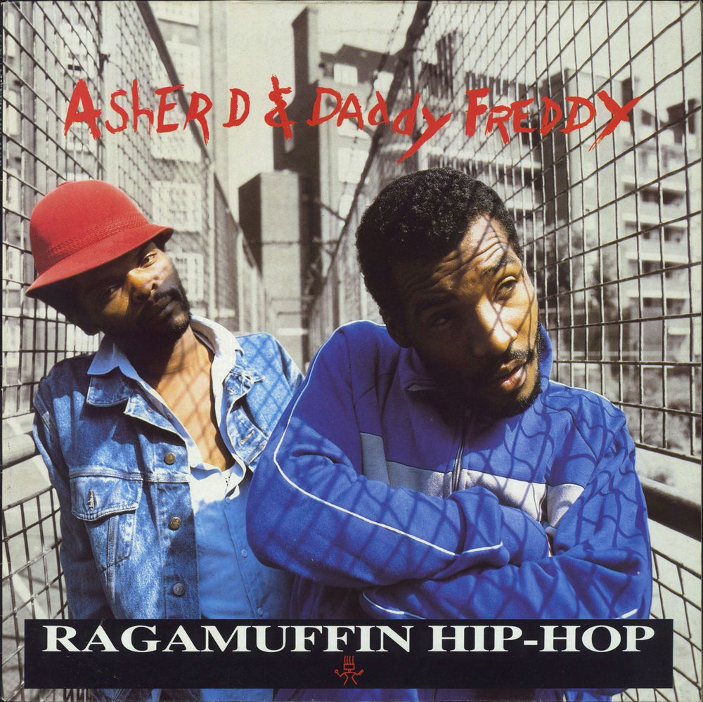 Asher D & Daddy Freddy Ragamuffin Hip-Hop UK vinyl LP album (LP record) ASHER1