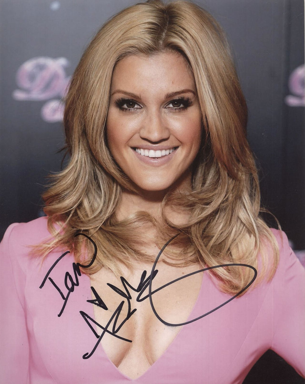 Ashley Roberts Autographed Photograph UK photograph SIGNED PHOTO