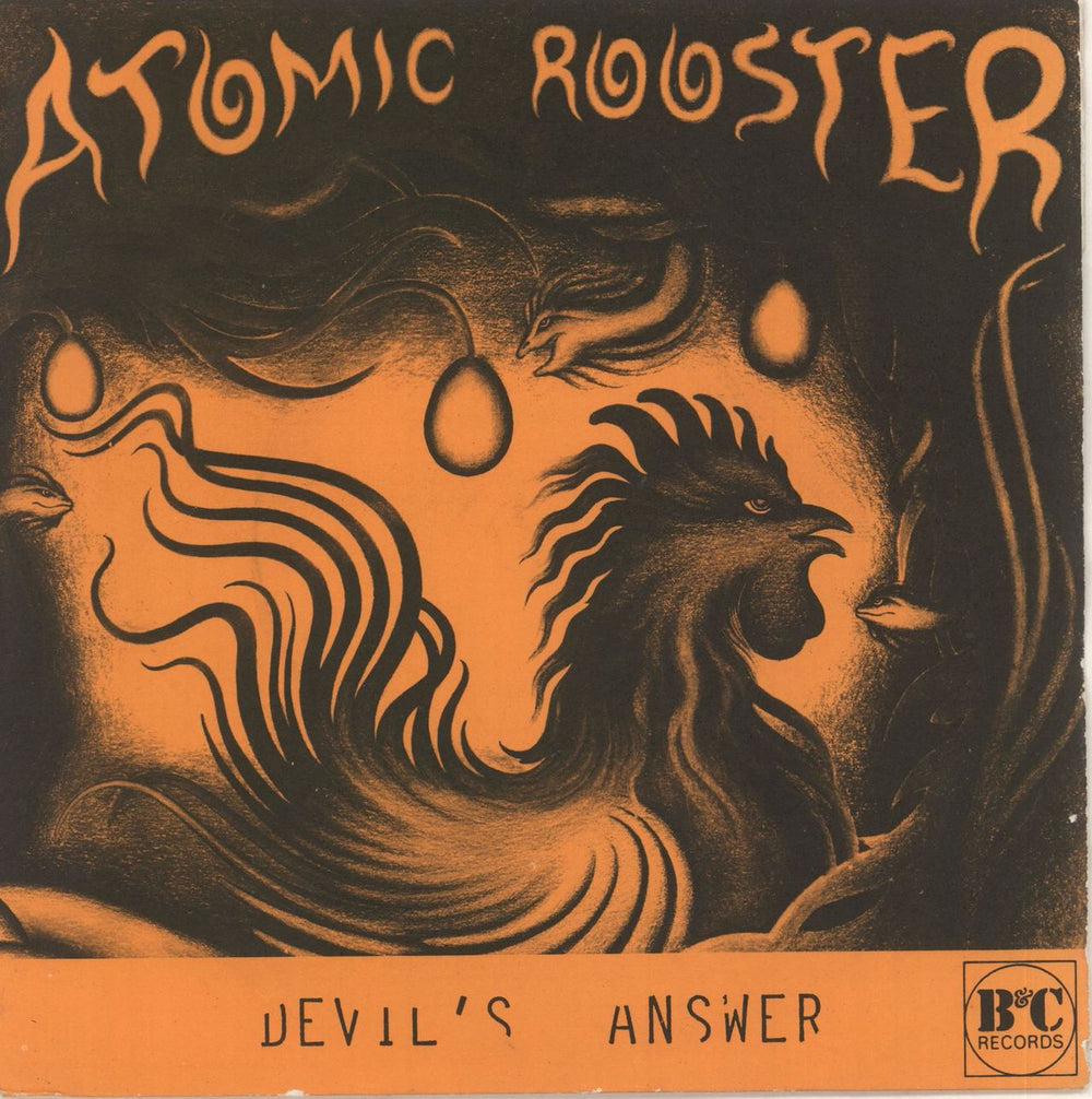 Atomic Rooster Devil's Answer UK 7" vinyl single (7 inch record / 45) BCS21