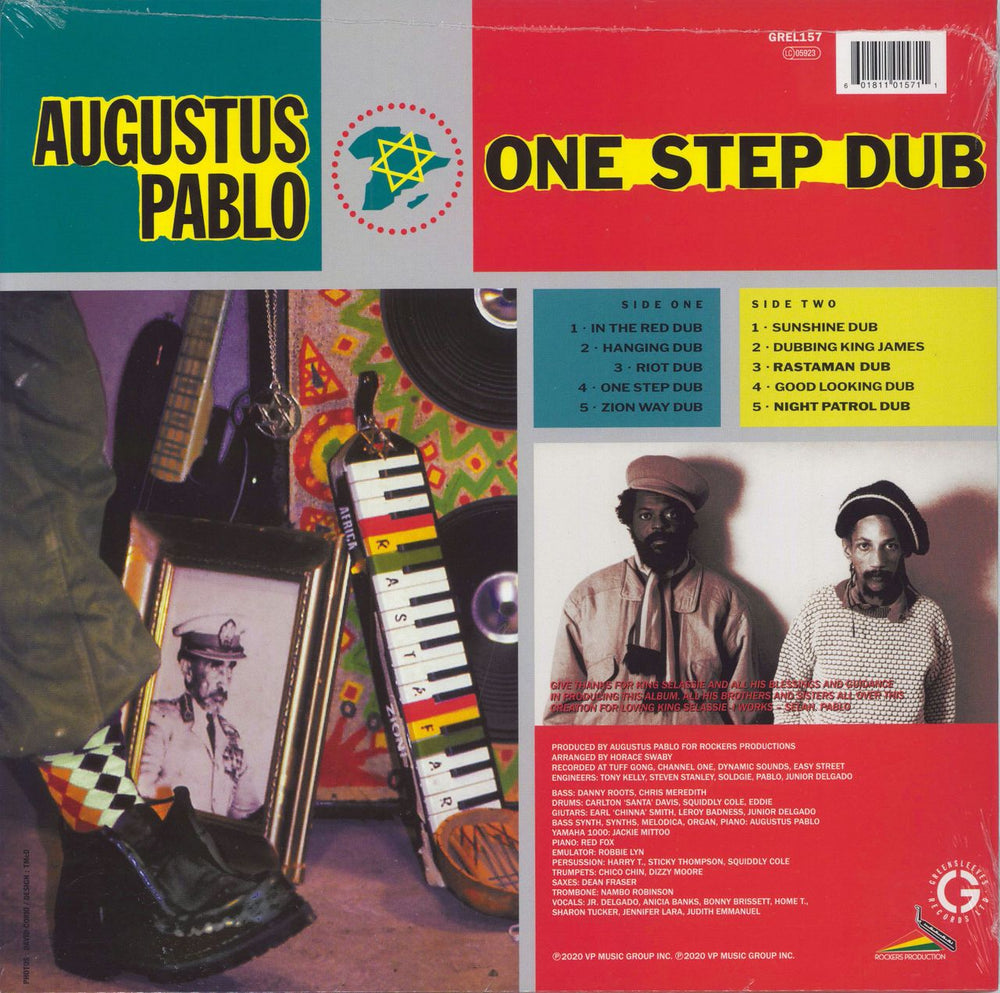 Augustus Pablo One Step Dub UK vinyl LP album (LP record) 601811015711