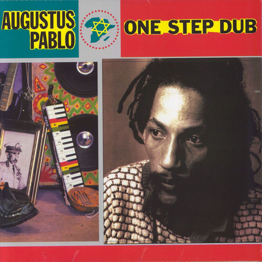 Augustus Pablo One Step Dub UK vinyl LP album (LP record) GREL157