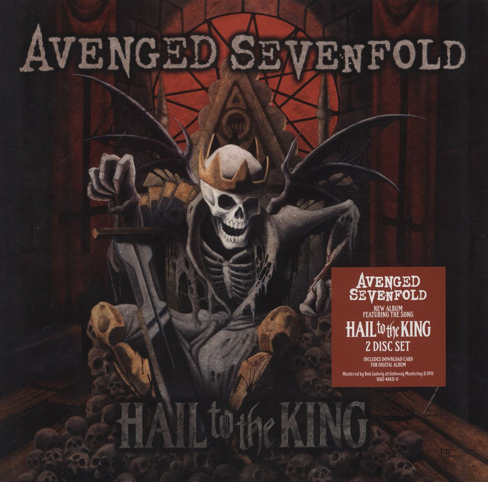 Avenged Sevenfold Hail To The King - Sealed UK 2-LP vinyl record set (Double LP Album) 9362-49431-0