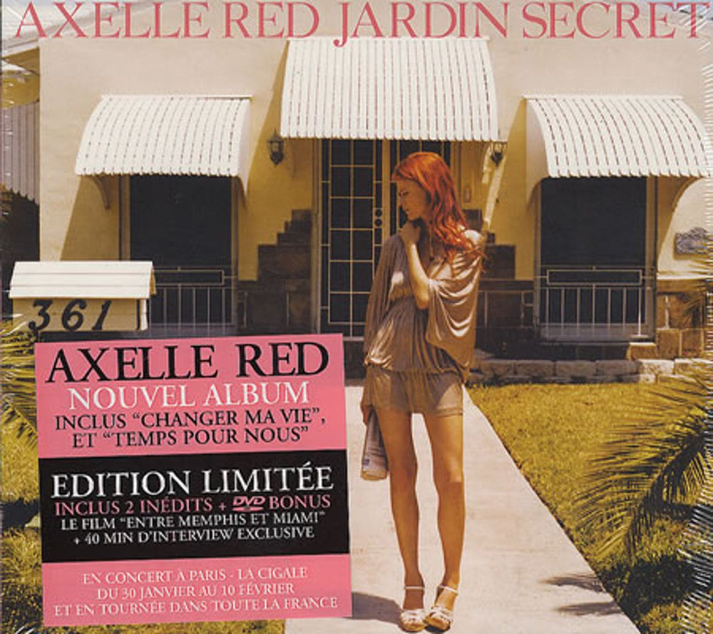 Axelle Red Jardin Secret French 2-disc CD/DVD set 094637061725