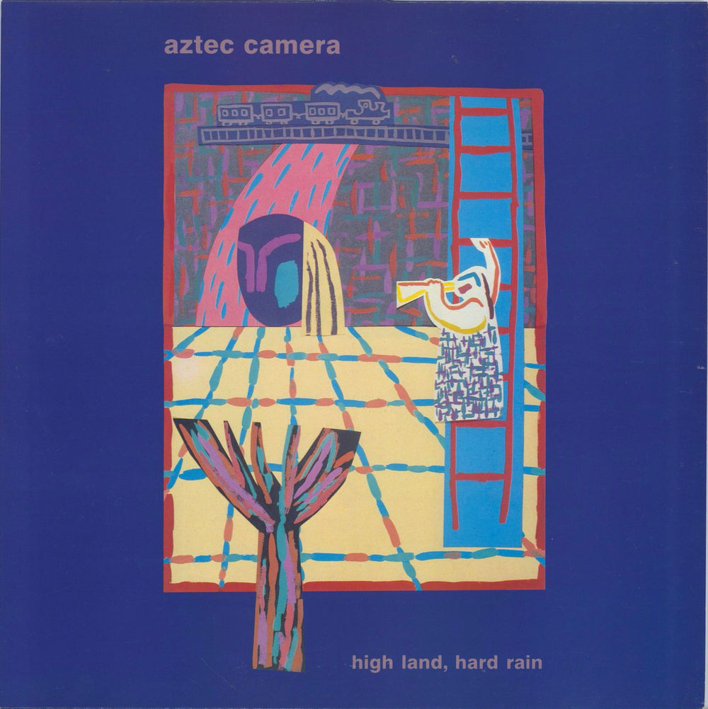 Aztec Camera High Land, Hard Rain - EX UK vinyl LP album (LP record) ROUGH47