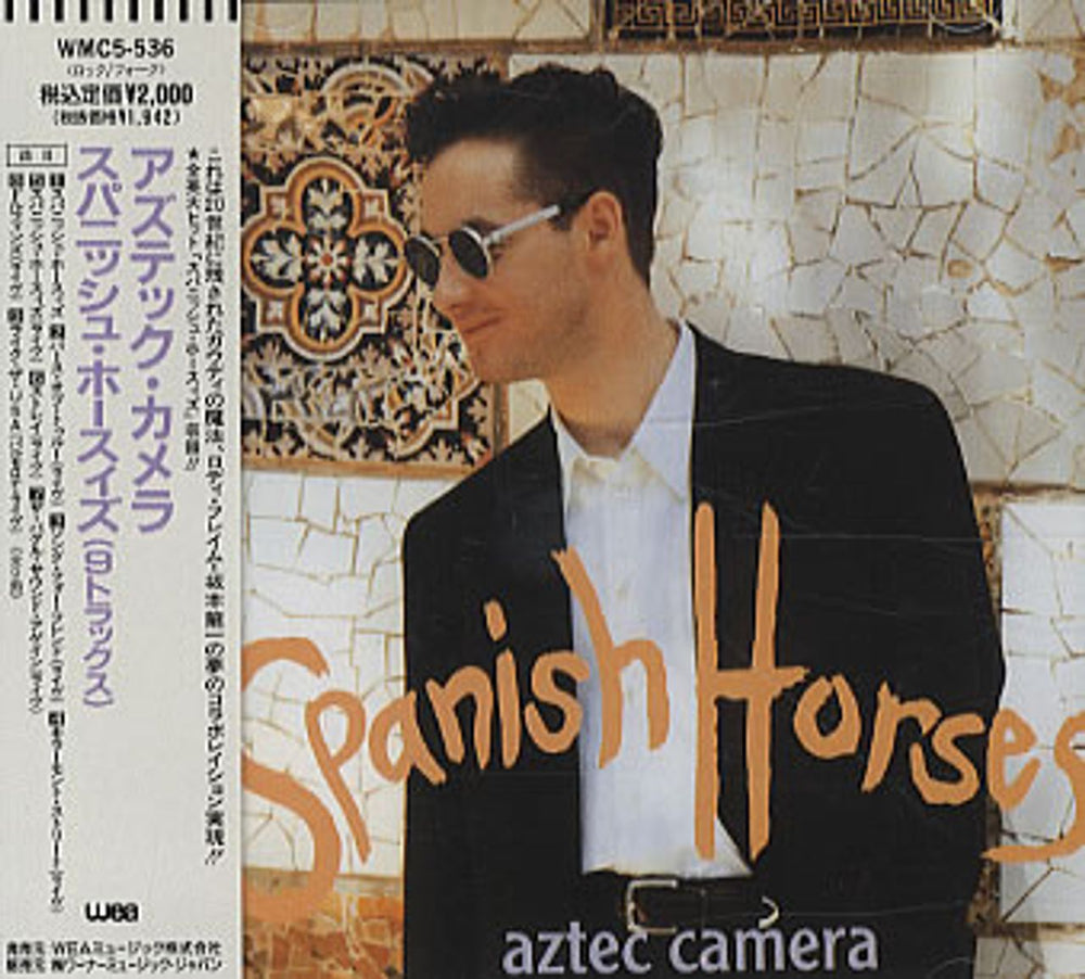 Aztec Camera Spanish Horses Japanese CD single (CD5 / 5") WMC5-536