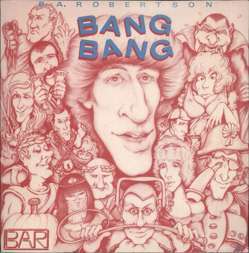 B. A. Robertson Bang Bang - Foldout 'Bang' Sleeve UK 7" vinyl single (7 inch record / 45) K13152