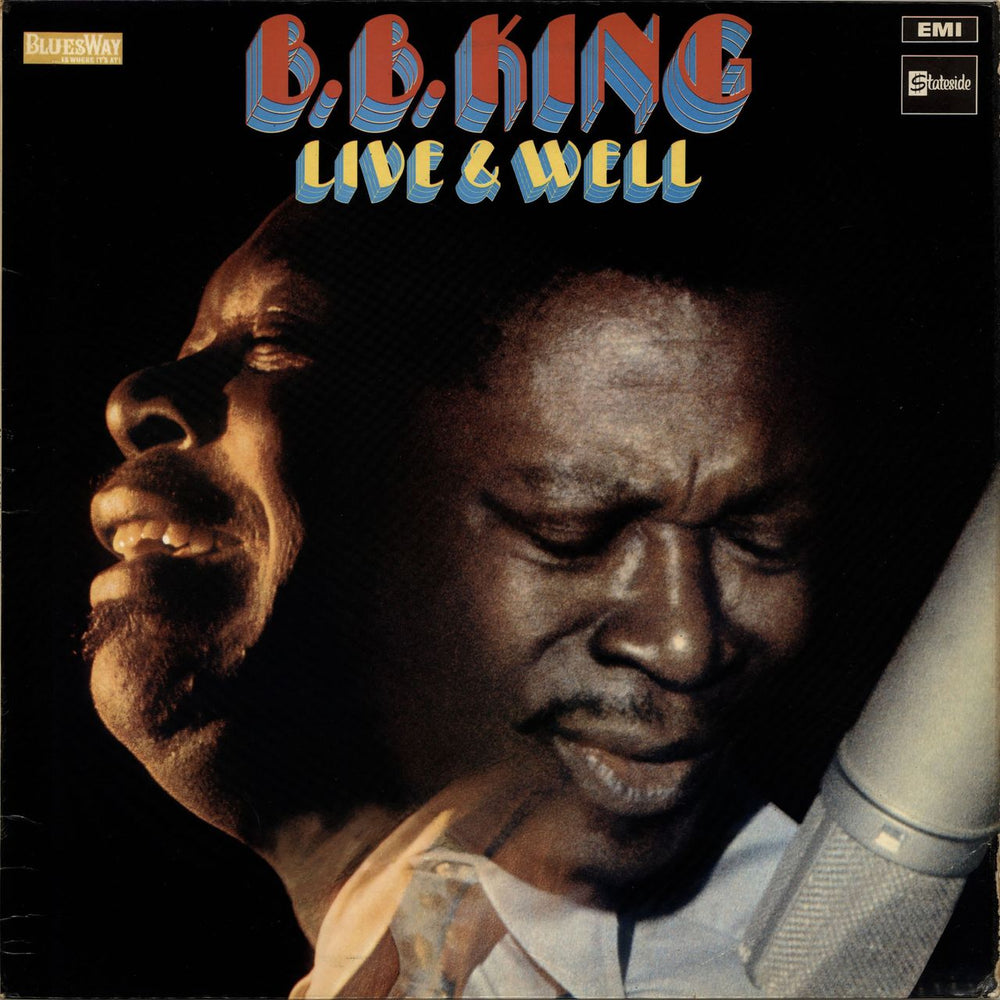 B B King Live & Well UK vinyl LP album (LP record) SSL10297