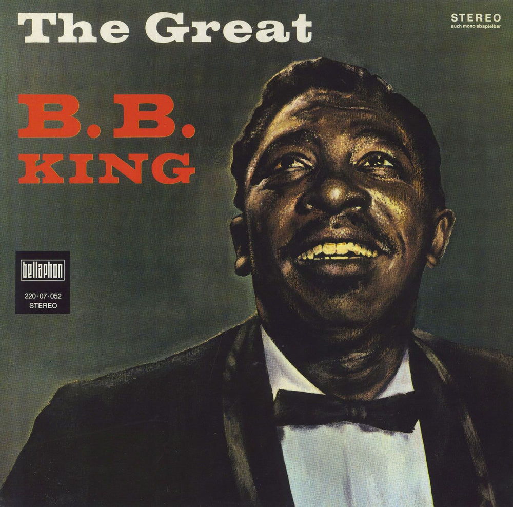 B B King The Great B. B. King German vinyl LP album (LP record) 220.07.052