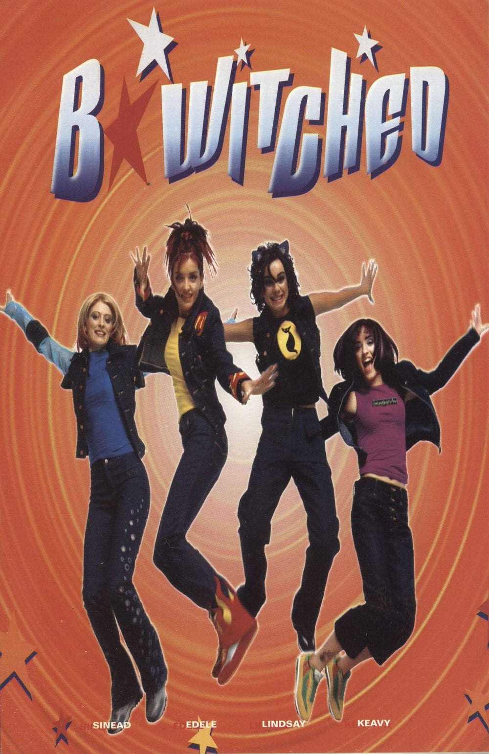 B*Witched B*witched - Header display card + Postcard US Promo display B54DIBW133012