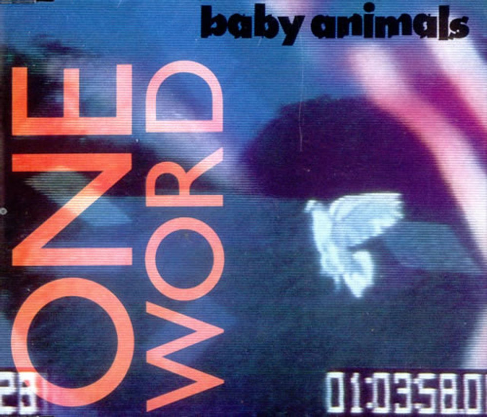 Baby Animals One Word UK CD single (CD5 / 5") PD49136