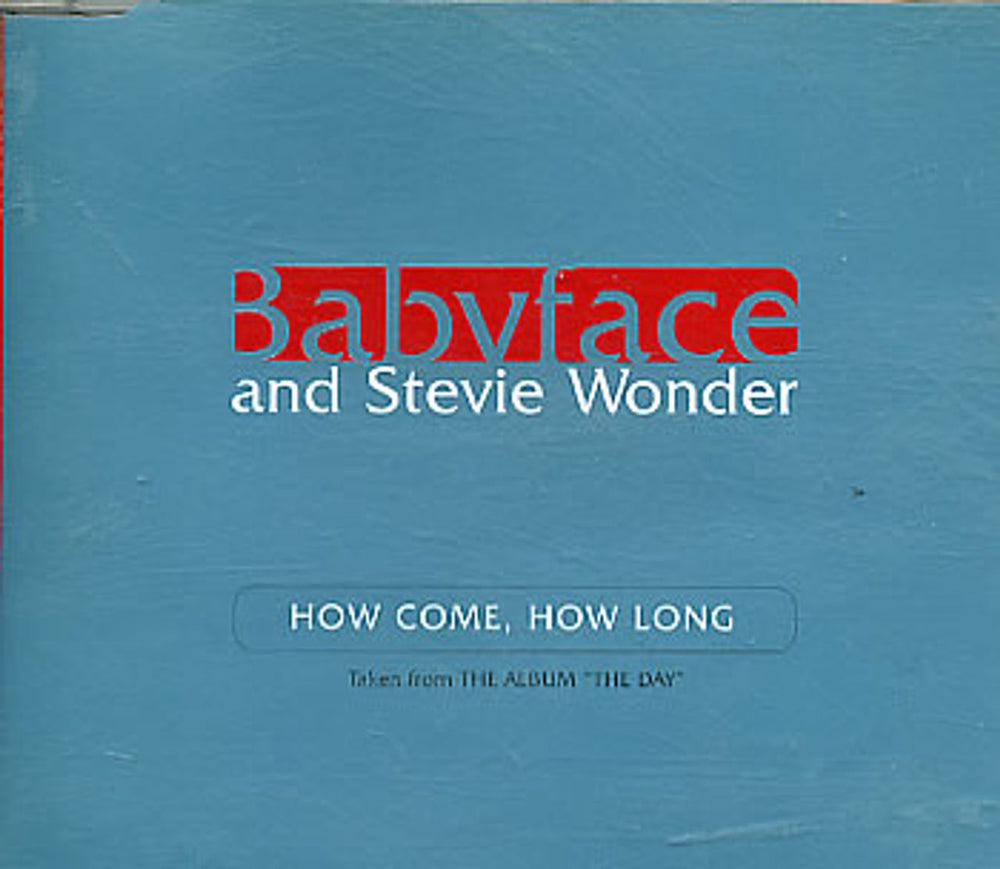 Babyface How Come, How Long UK Promo CD single (CD5 / 5") XPCD2161