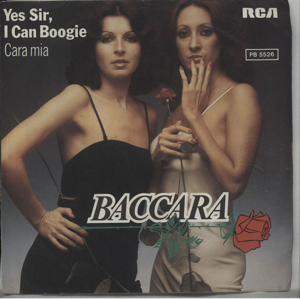 Baccara Yes Sir, I Can Boogie German 7" vinyl single (7 inch record / 45) PB5526