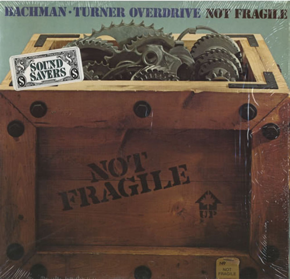 Bachman Turner Overdrive Not Fragile US vinyl LP album (LP record) SRM-1-1004