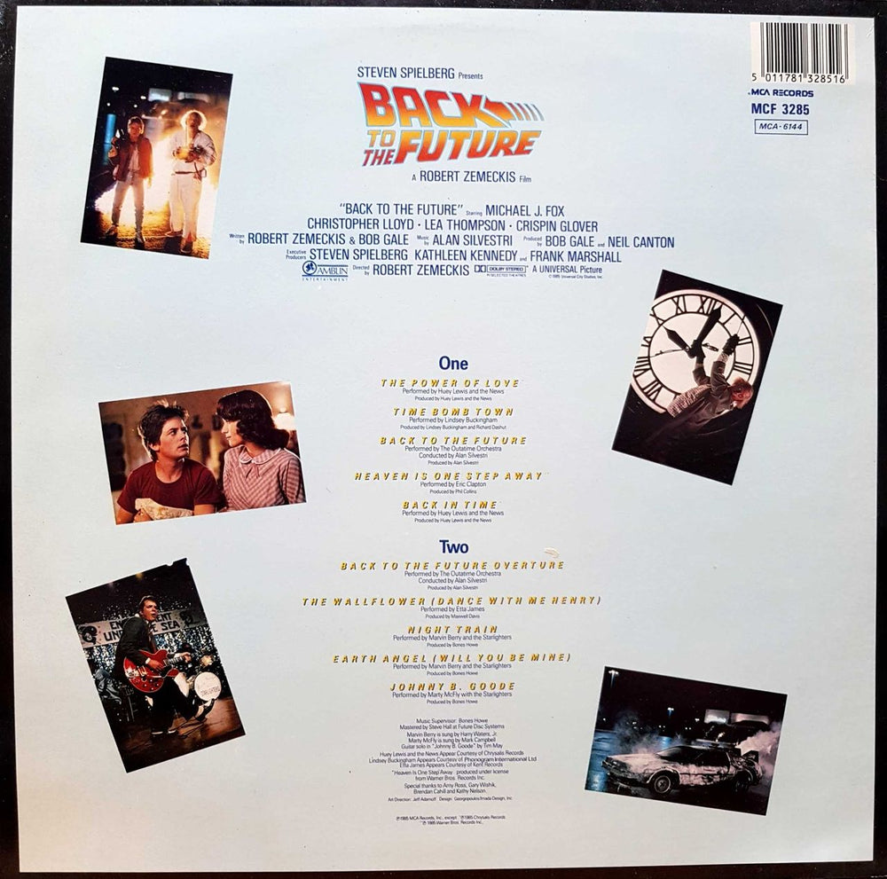 Back To The Future Back To The Future - EX UK vinyl LP album (LP record) BKFLPBA357382