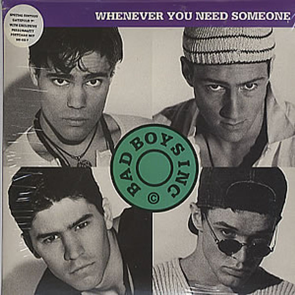 Bad Boys Inc Whenver You Need Somebody - Postcard Pack UK 7" vinyl single (7 inch record / 45) 580402-7