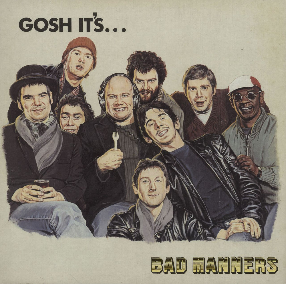 Bad Manners Gosh It's... + Poster UK vinyl LP album (LP record) MAGL5043