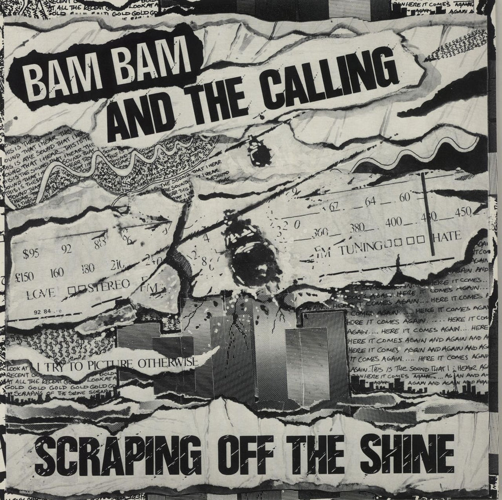 Bam Bam & The Calling Scraping Off The Shine UK 7" vinyl single (7 inch record / 45) GREAT01