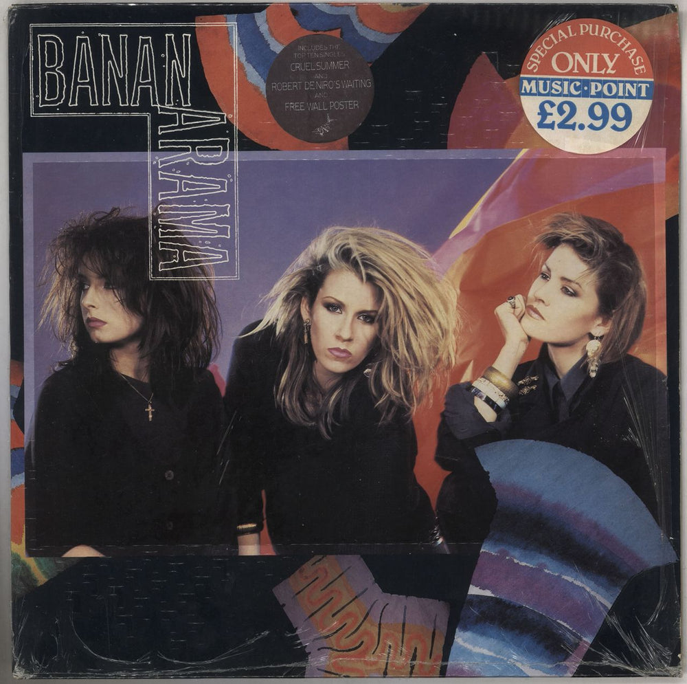 Bananarama Bananarama Plus - Hype Stickered UK vinyl LP album (LP record) RAMA2