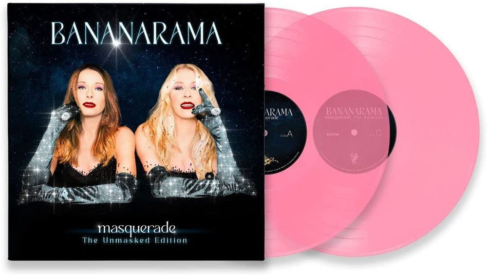 Bananarama Masquerade: Unmasked Edition - Pink Vinyl - Sealed UK 2-LP vinyl record set (Double LP Album) SYNK25VXD