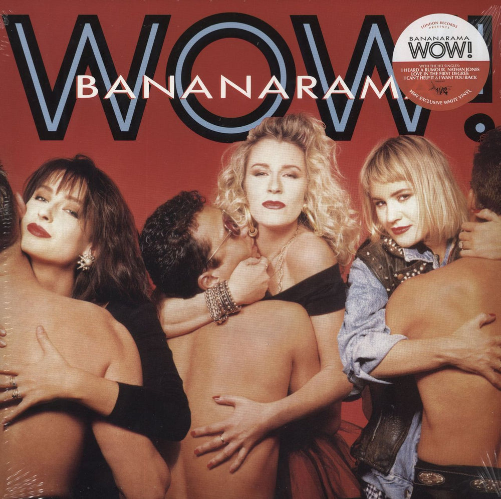 Bananarama WOW! - White Vinyl - Sealed UK vinyl LP album (LP record) LMS5521220