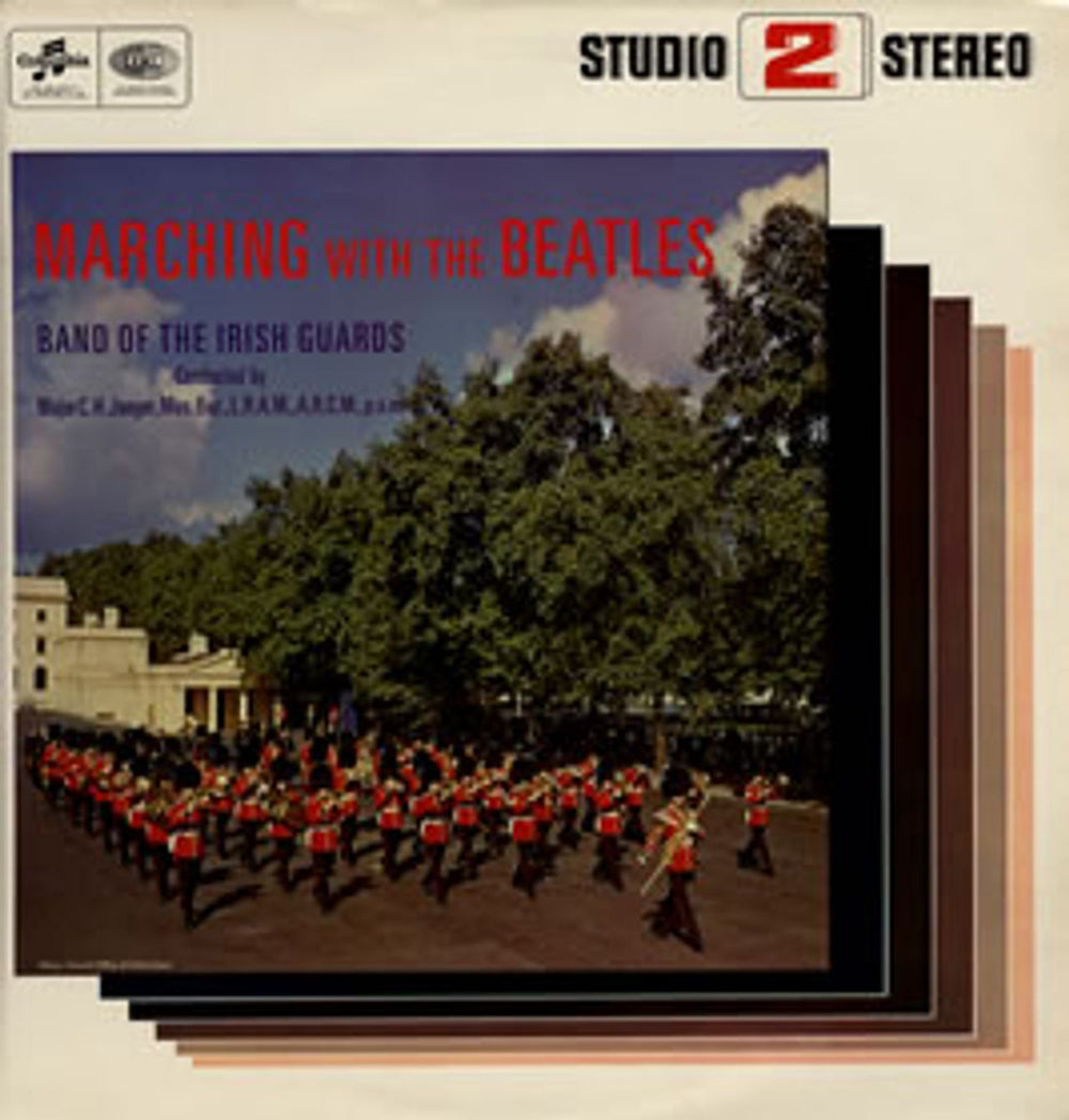 Band Of The Irish Guards Marching With The Beatles UK vinyl LP album (LP record) TWO125