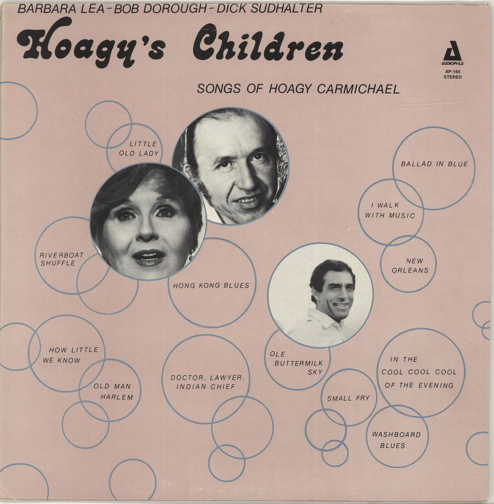 Barbara Lea Hoagy's Children - Songs Of Hoagy Carmichael US vinyl LP album (LP record) AP-165