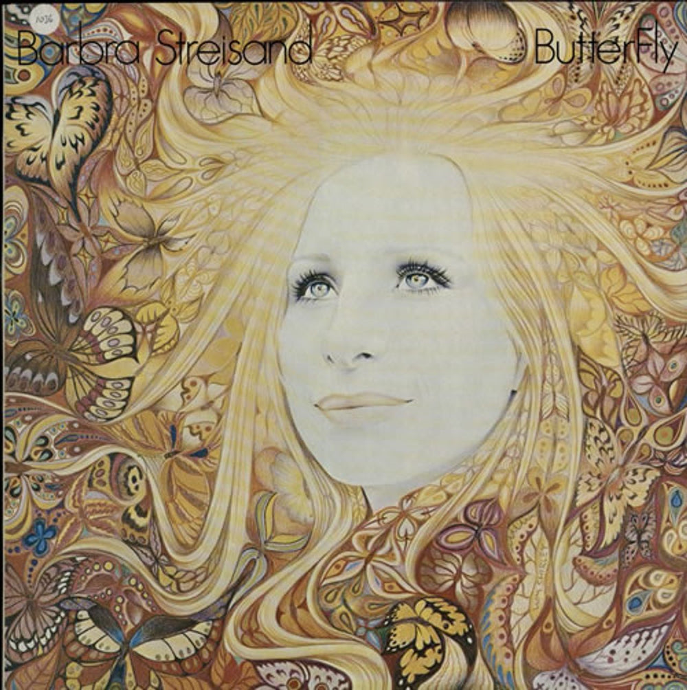 Barbra Streisand Butterfly UK vinyl LP album (LP record) CBS69079