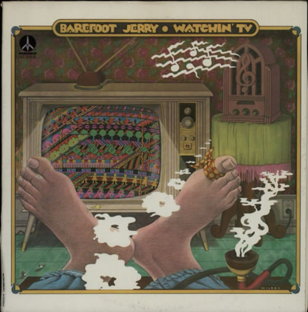 Barefoot Jerry Watchin' TV US vinyl LP album (LP record) KZ32926