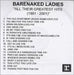 Barenaked Ladies All Their Greatest Hits 1991-2001 UK Promo CD-R acetate CD-R