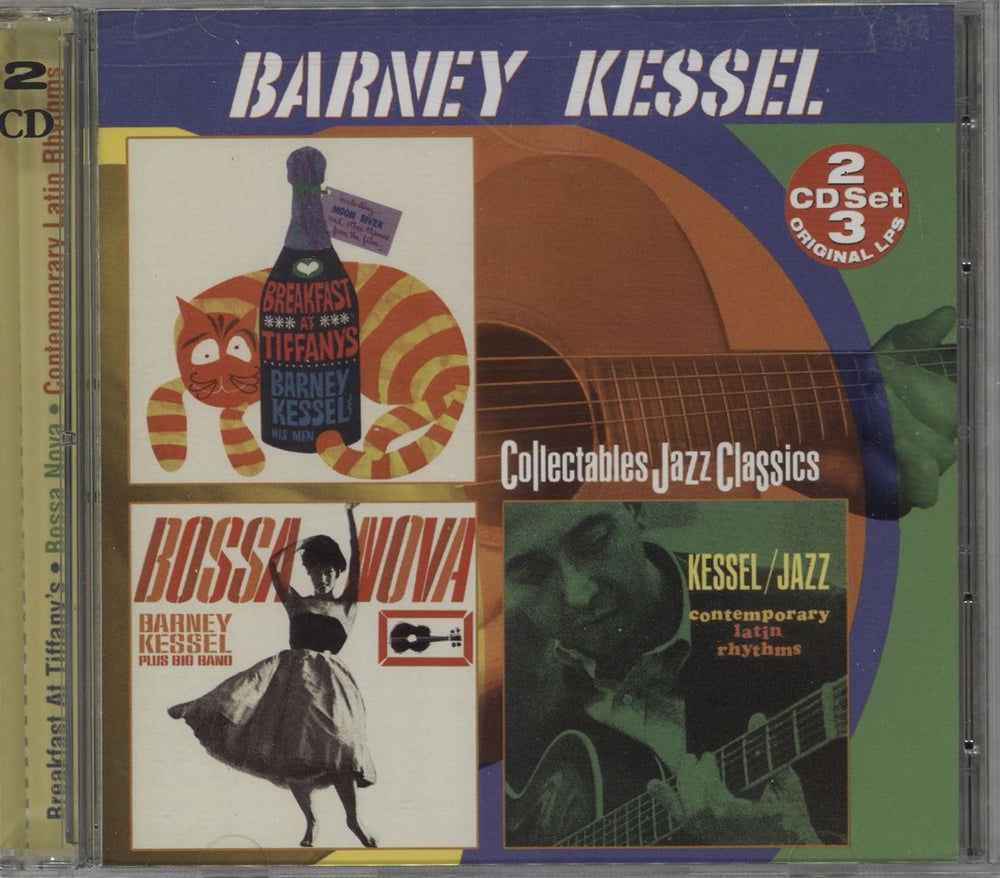 Barney Kessel Breakfast At Tiffany's ?/ Bossa Nova / Contemporary Latin Rhythms US 2 CD album set (Double CD) COL-CD2857