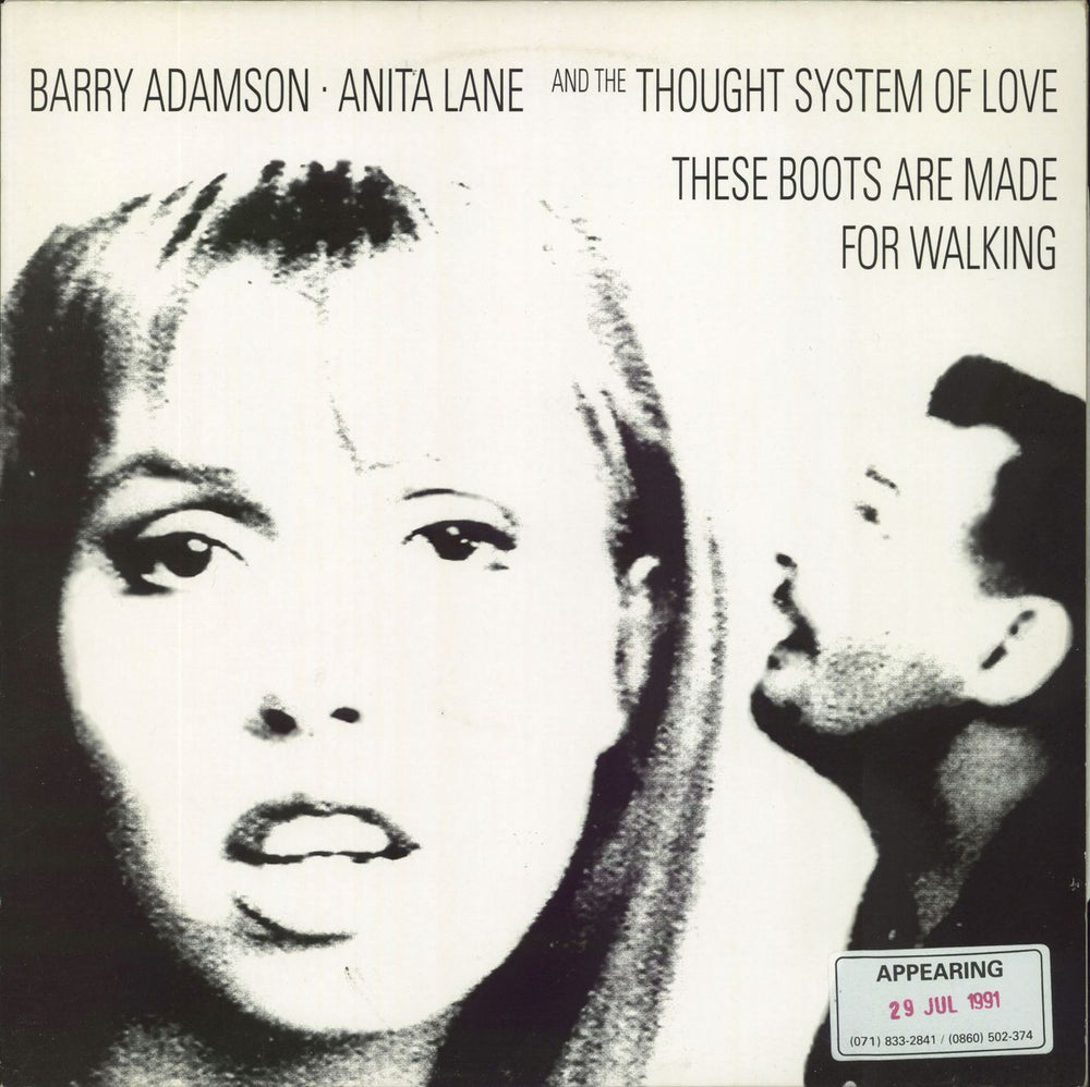 Barry Adamson These Boots Are Made For Walking UK 12" vinyl single (12 inch record / Maxi-single) 12MUTE119