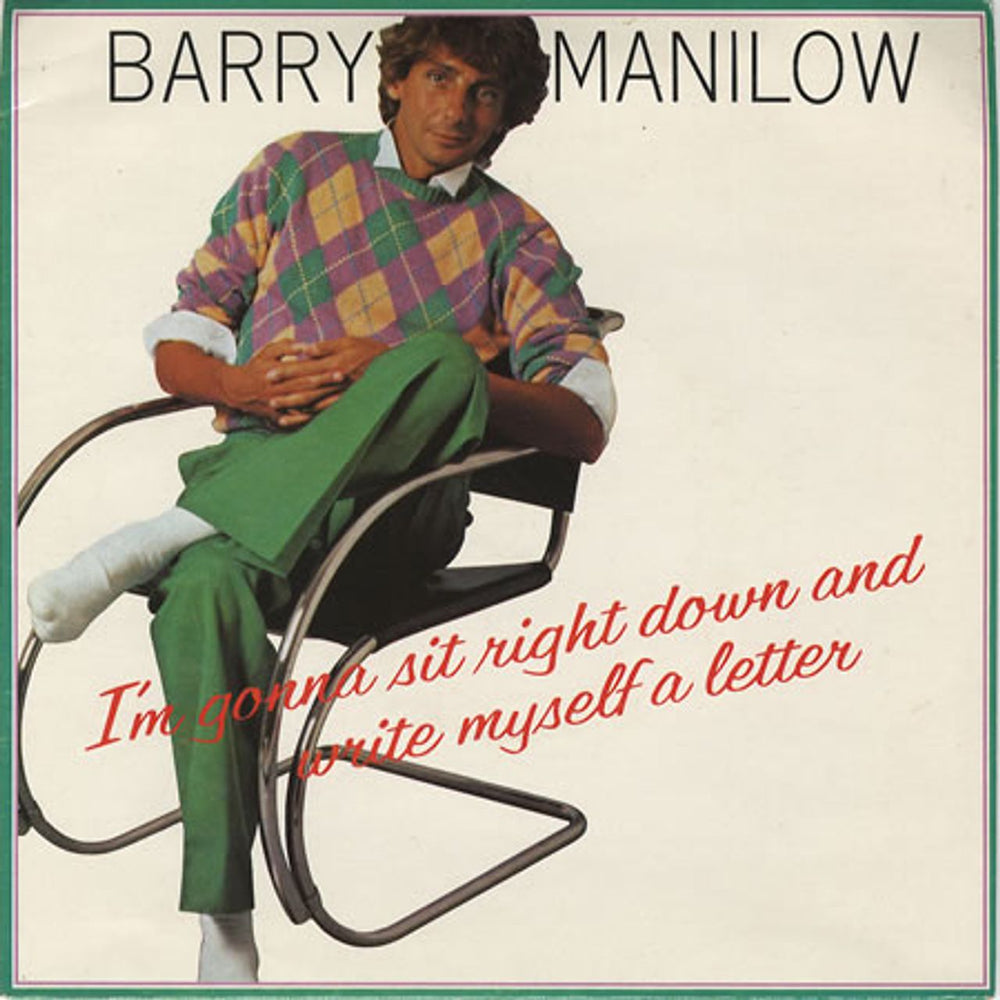 Barry Manilow I'm Gonna Sit Right Down And Write Myself A Letter UK 7" vinyl single (7 inch record / 45) ARIST503