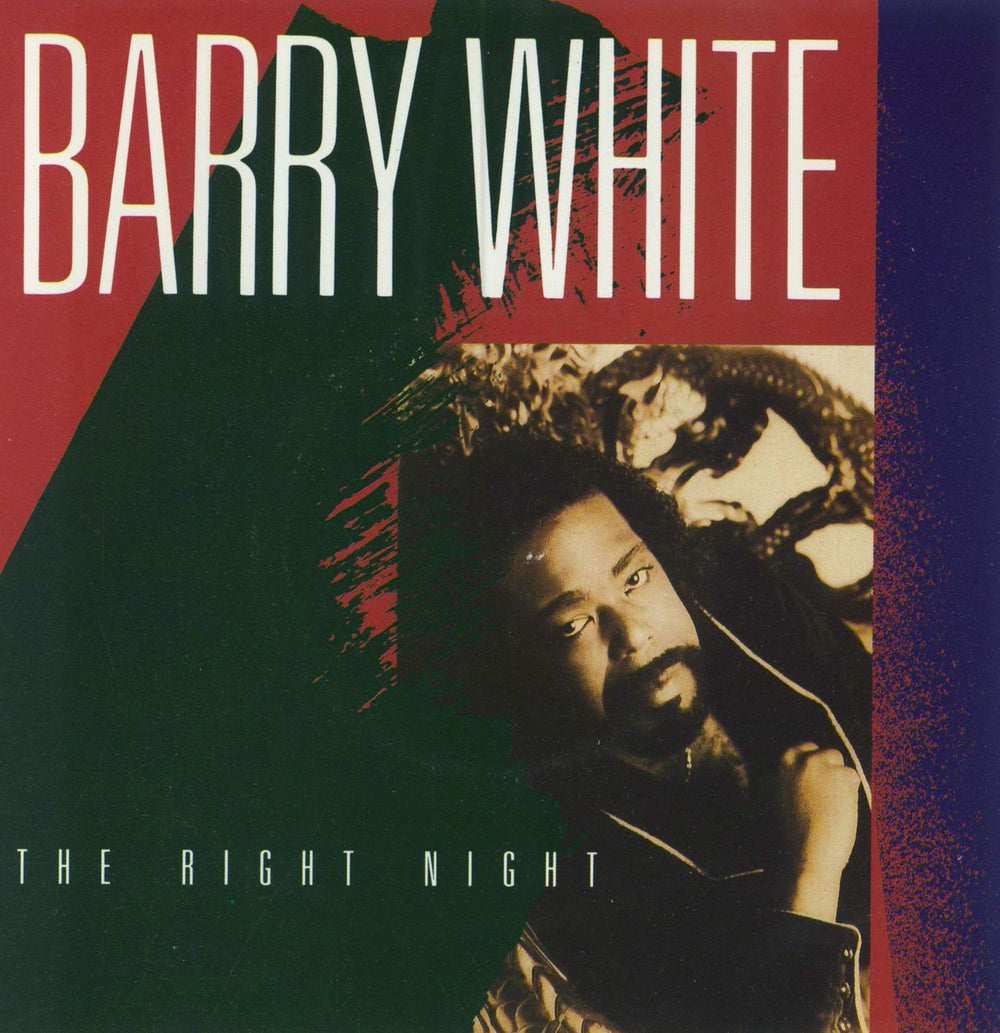 Barry White The Right Night UK 7" vinyl single (7 inch record / 45) USA626