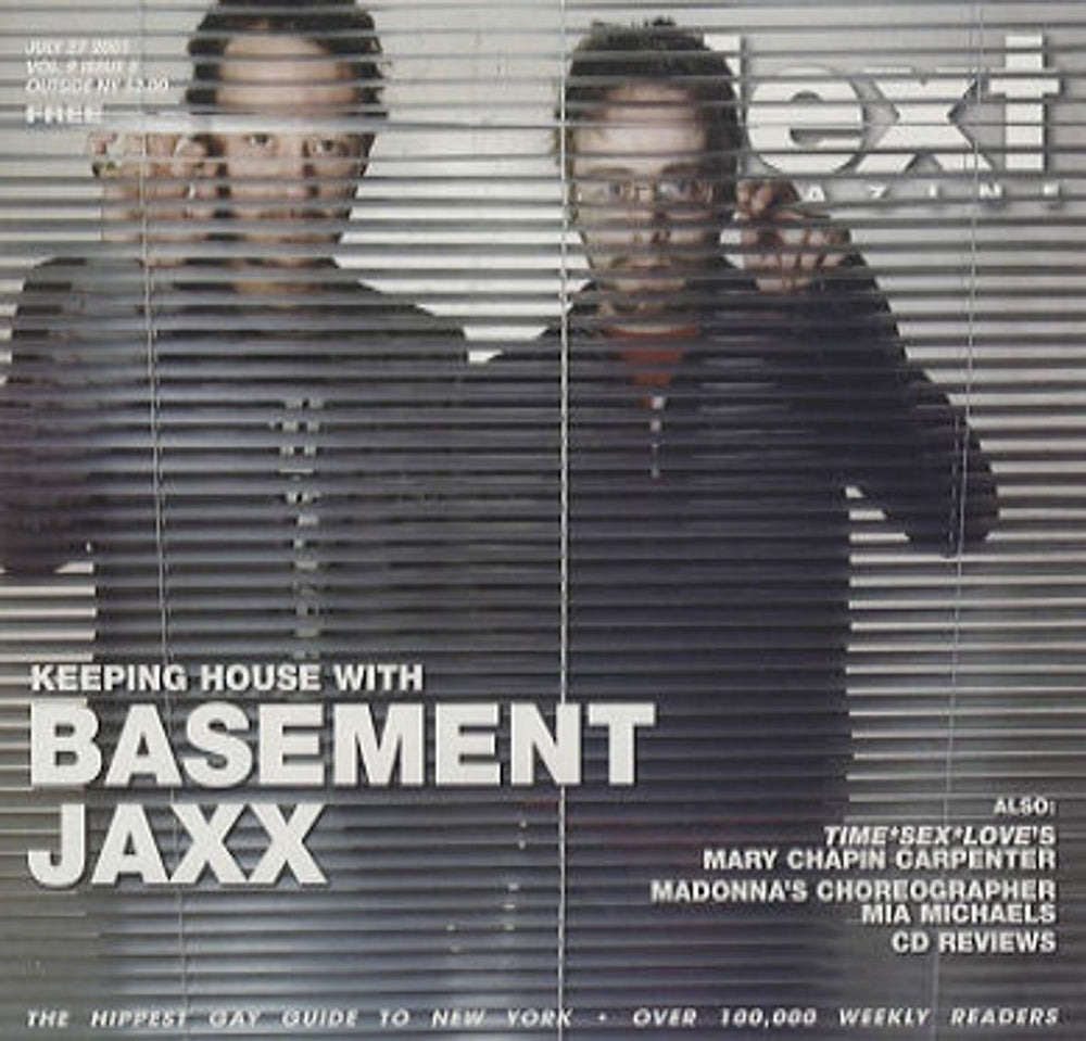 Basement Jaxx Next Magazine US magazine JULY 27 2001