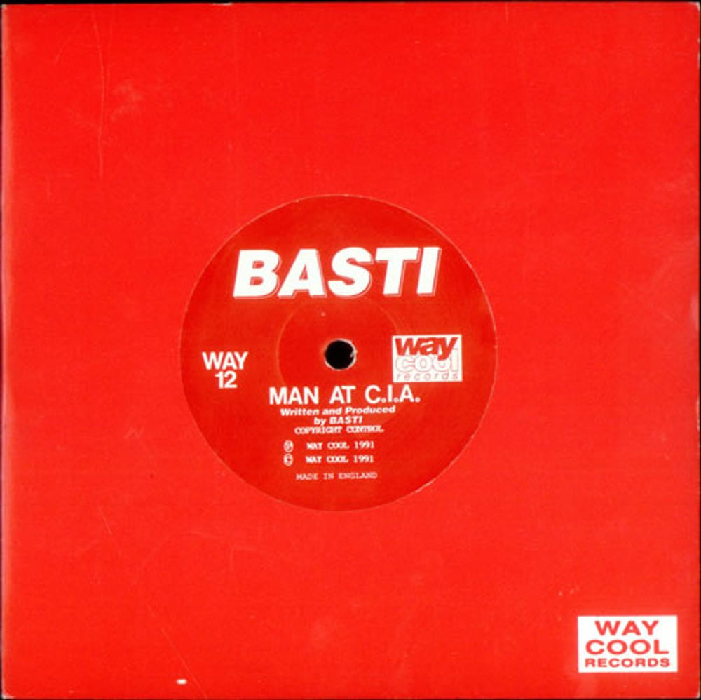 Basti Man At C.I.A. UK 7" vinyl single (7 inch record / 45) WAY12