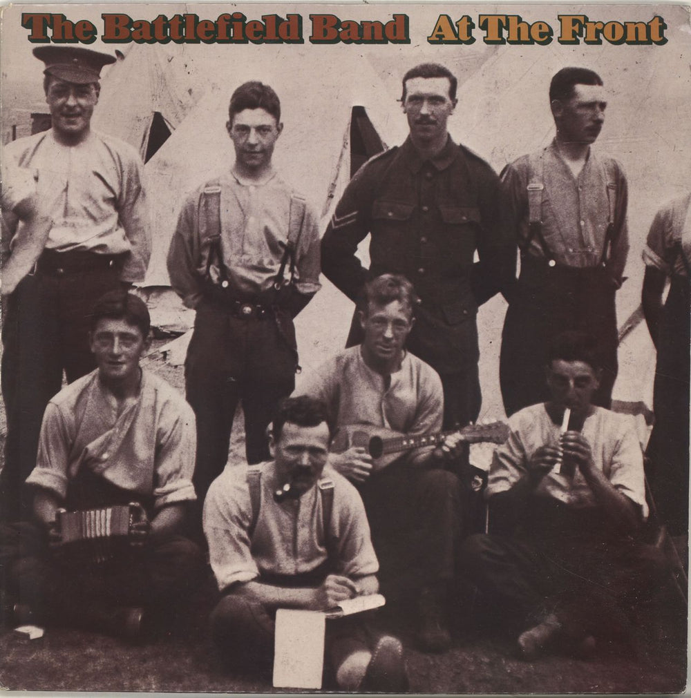 Battlefield Band At The Front UK vinyl LP album (LP record) 12TS381