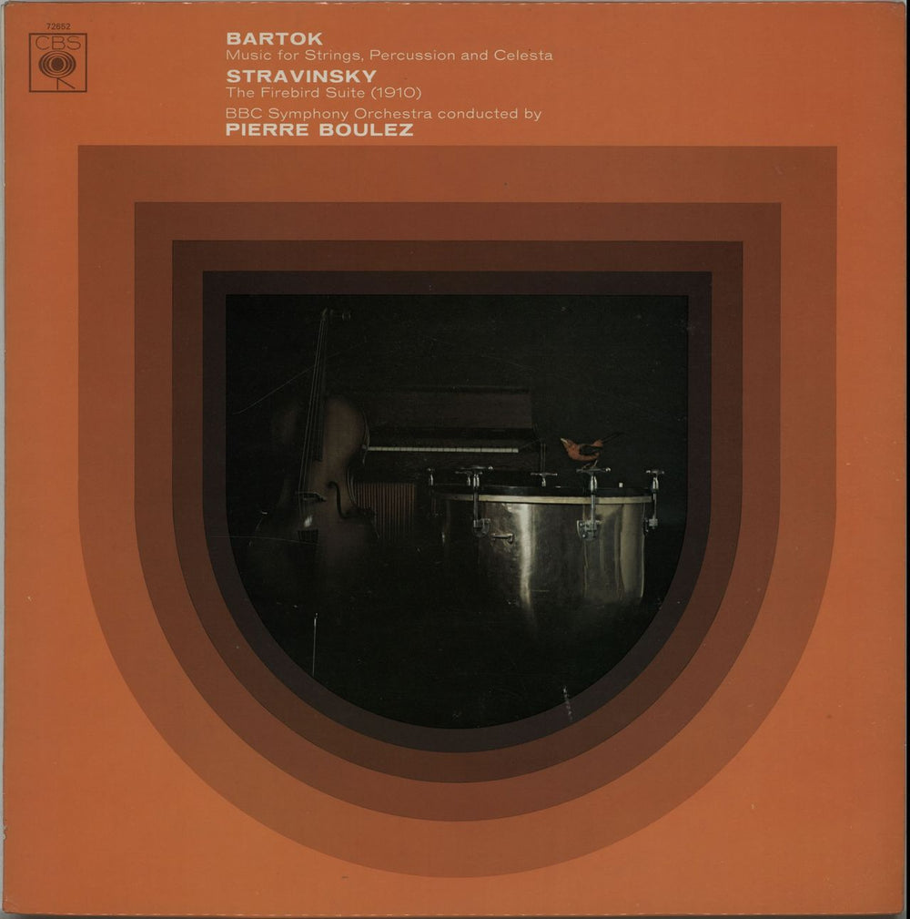 BBC Symphony Orchestra Bartok: Music For Strings, Percussion & Celesta / Stravinsky: The Firebird Suite UK vinyl LP album (LP record) 72652