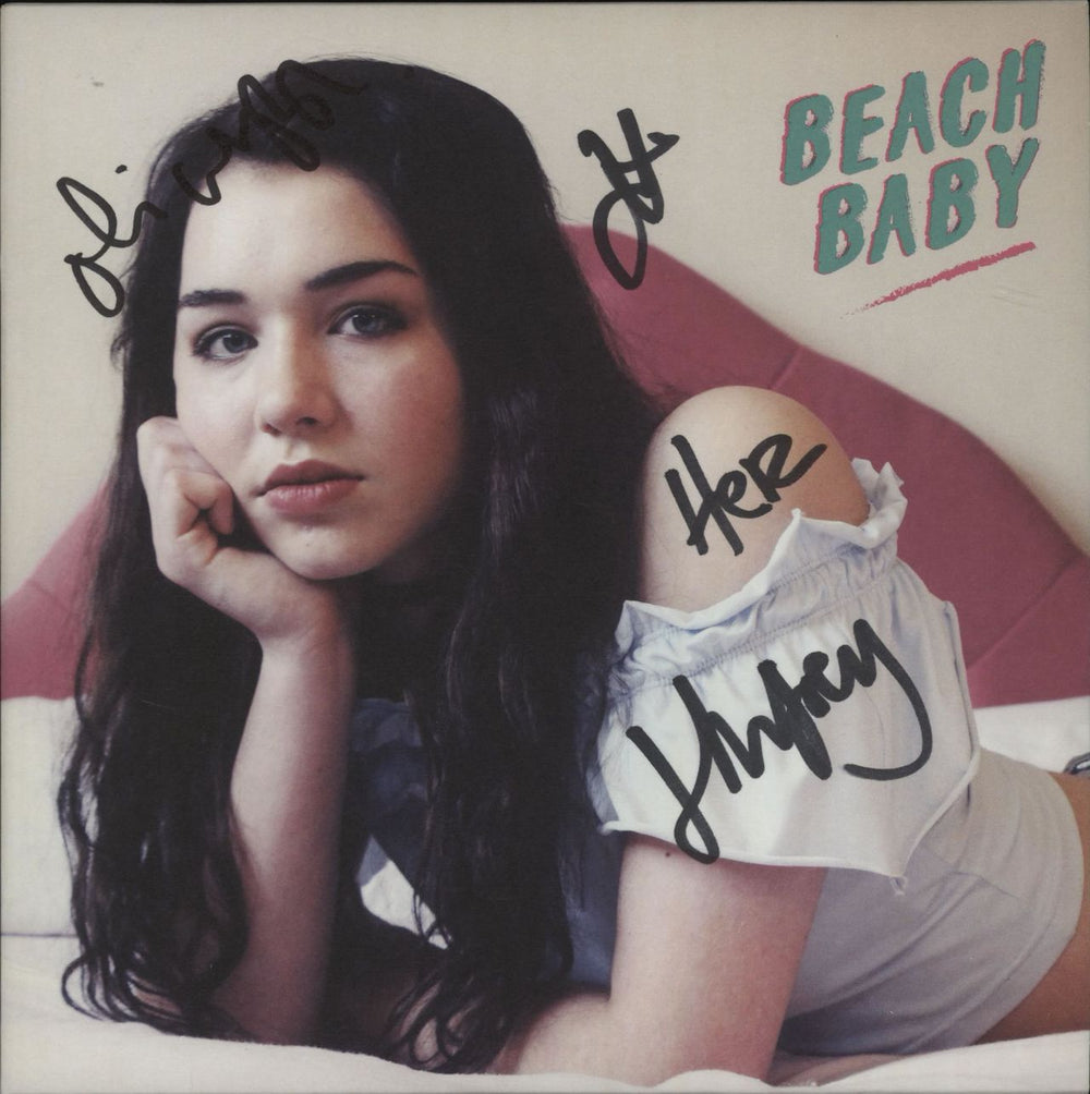 Beach Baby Ladybird - Autographed UK 7" vinyl single (7 inch record / 45) CC069