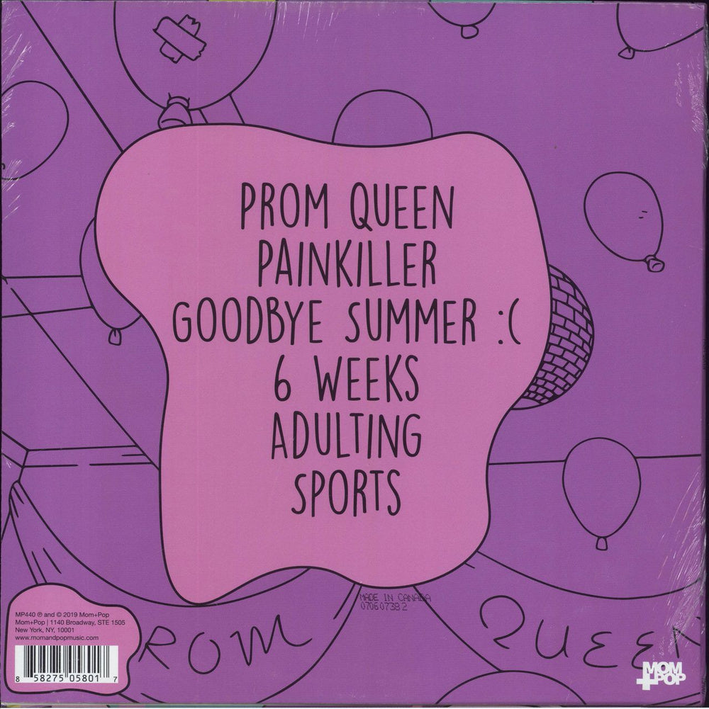 Beach Bunny Prom Queen EP + Sports - Baby Pink Etched Vinyl - Sealed US 12" vinyl single (12 inch record / Maxi-single)