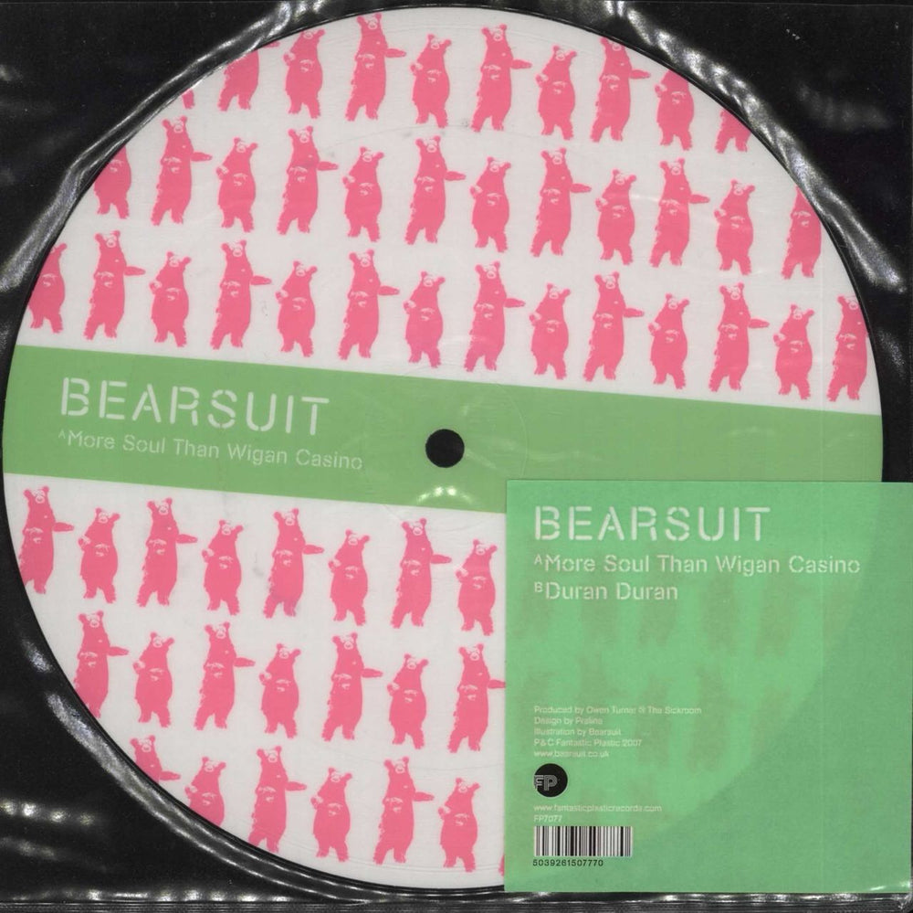 Bearsuit More Soul Than Wigan Casino UK 7" vinyl picture disc (7 inch picture disc single) FP7077