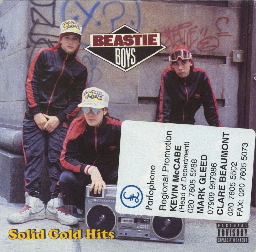 Beastie Boys Solid Gold Hits UK Promo CD-R acetate CD-R ACETATE