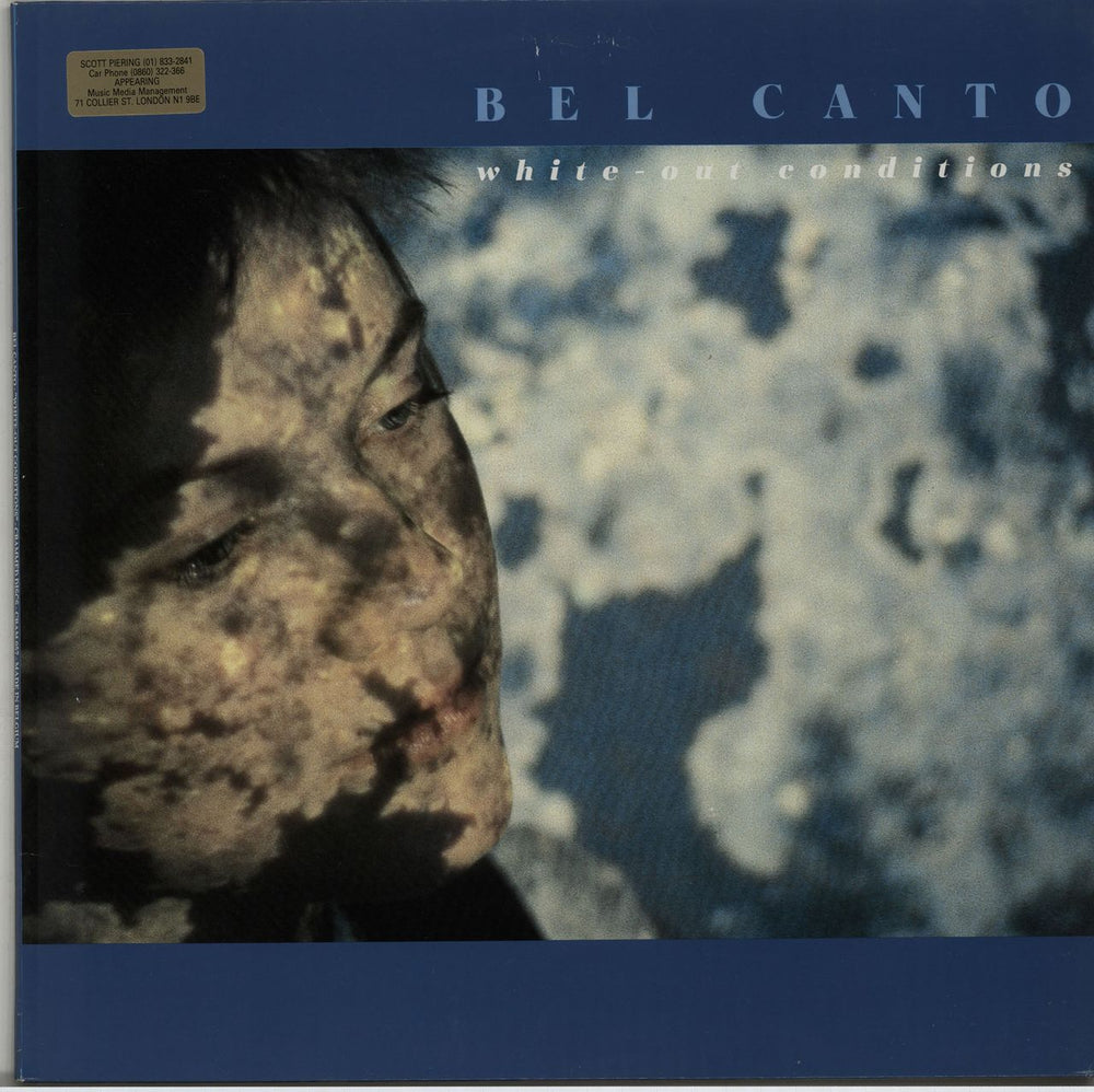 Bel Canto White-Out Conditions Belgian vinyl LP album (LP record) CRAM057