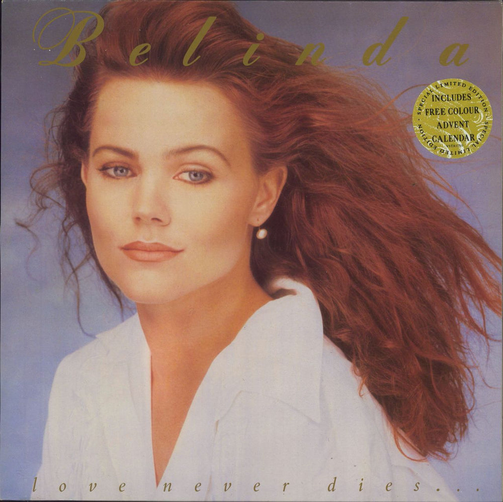 Belinda Carlisle Love Never Dies UK 12" vinyl single (12 inch record / Maxi-single) VSTA1150