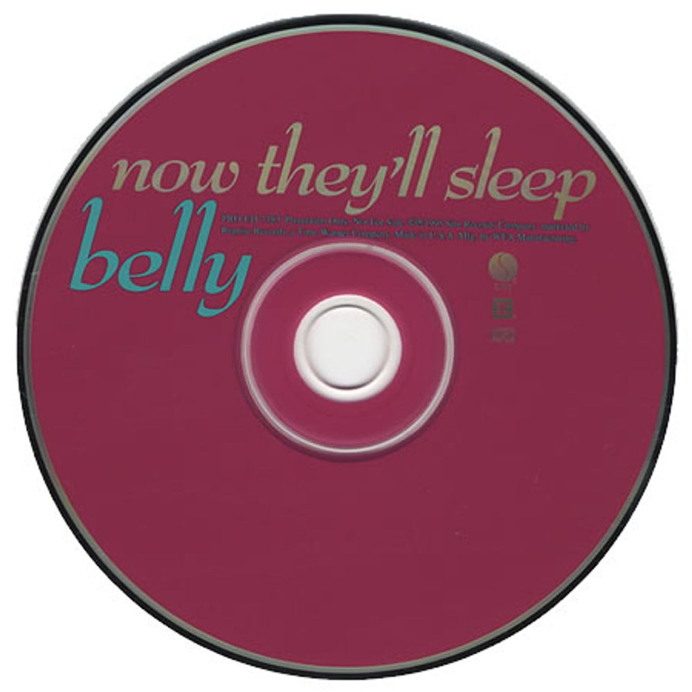 Belly Now They'll Sleep US Promo CD single (CD5 / 5") PRO-CD-7383