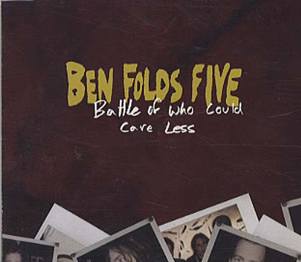 Ben Folds Five Battle Of Who Could Care Less UK CD single (CD5 / 5") 6642302