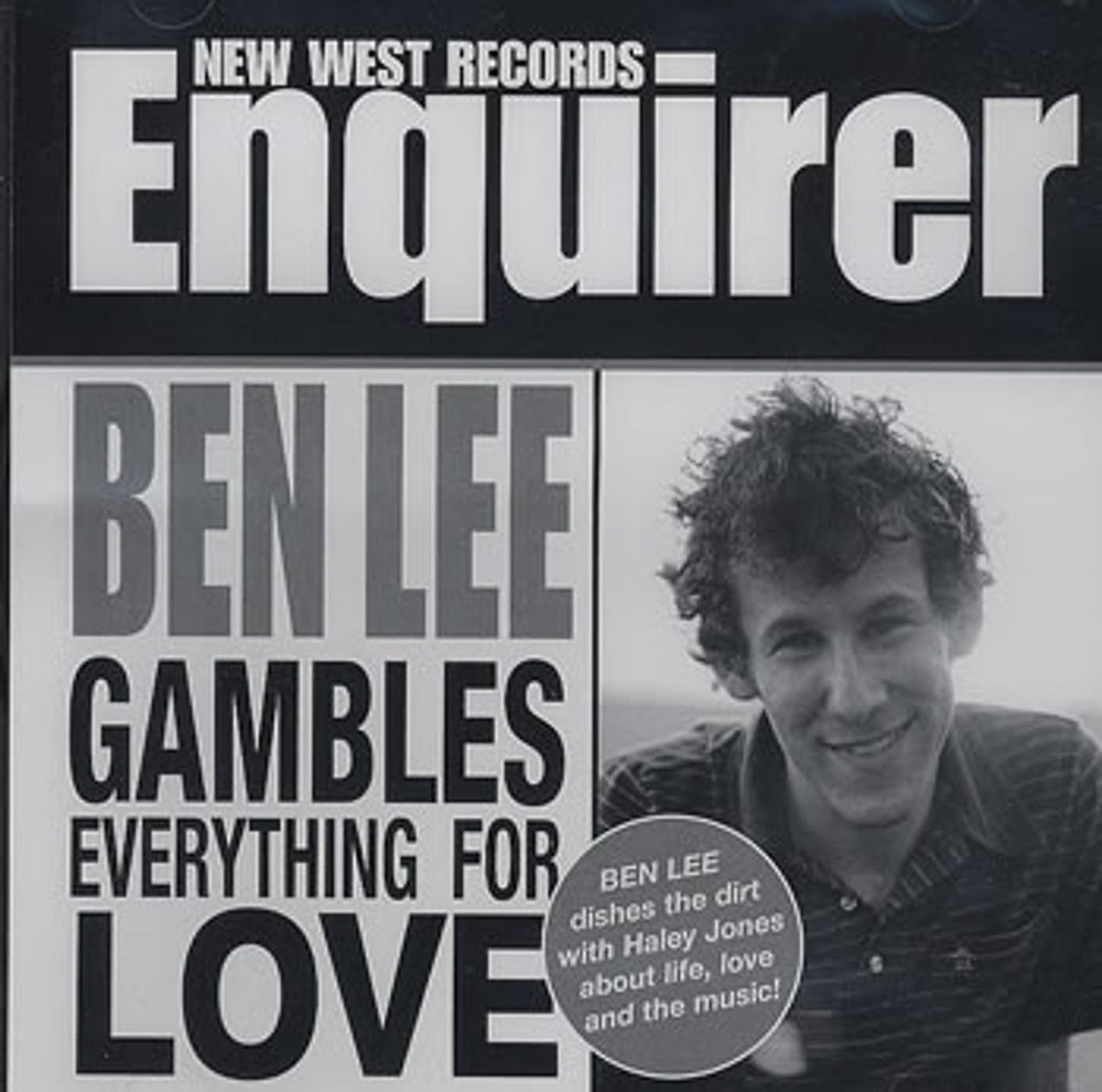 Ben Lee Gamble Everything For Love US Promo CD single (CD5 / 5") NWS1043