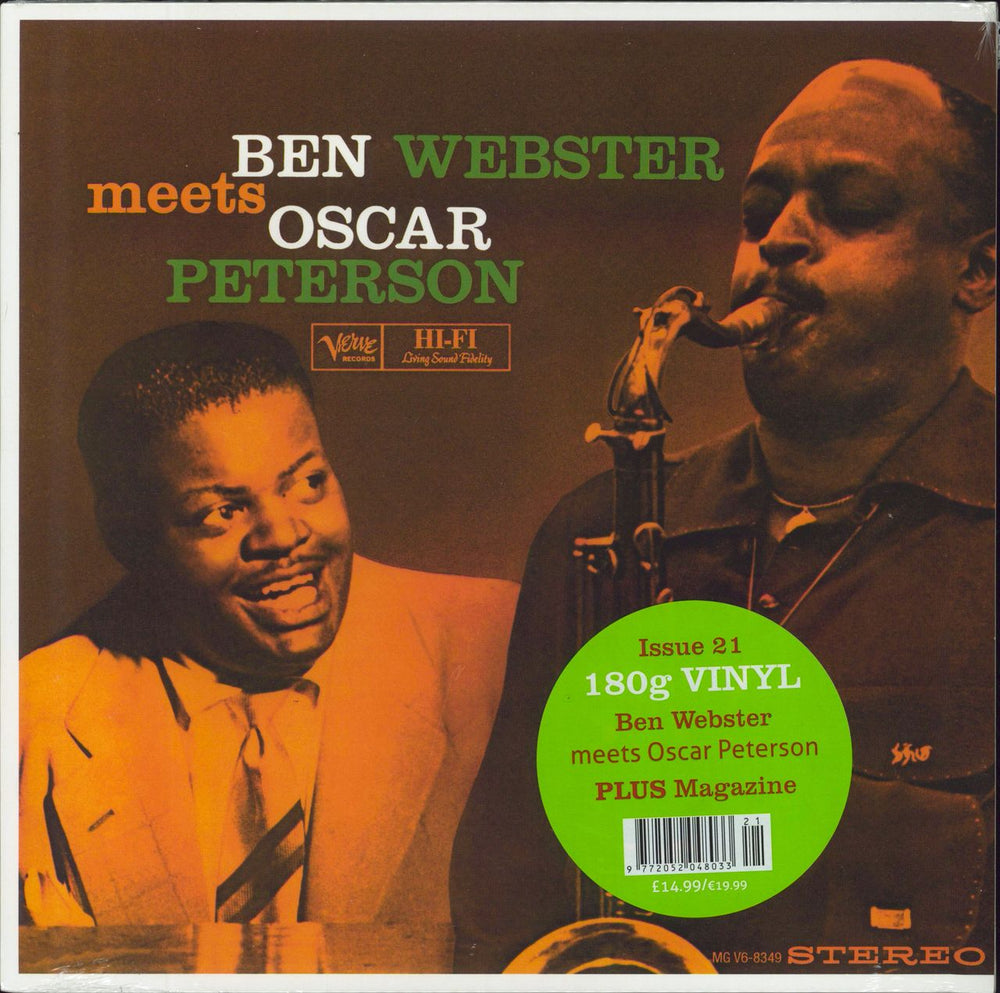 Ben Webster Meets Oscar Peterson - 180gram vinyl - sealed + Booklet UK vinyl LP album (LP record) MGV6-8349